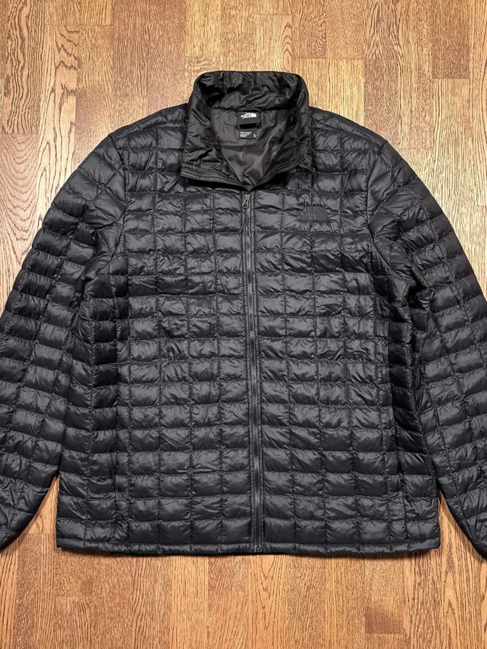 The North Face Thermoball Eco Quilted Insulated Black Nylon Jacket Mens XL